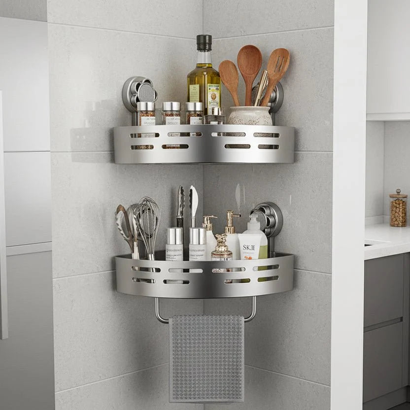 Wall Mounted Corner Shelf, Bathroom Corner Shelves for Bathroom Storage