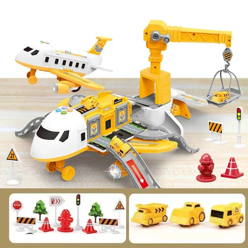 Toy Aeroplane with Music and Lights, Stretchy Aeroplane Toy for Kids, Deformable Stretchy Toy, Musical Toys_06