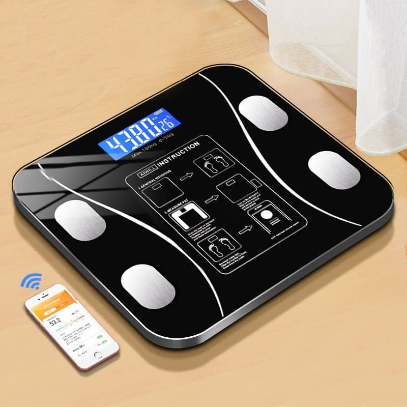 Bathroom Scales with Body Fat Analysis, Smart BMI Scale with App