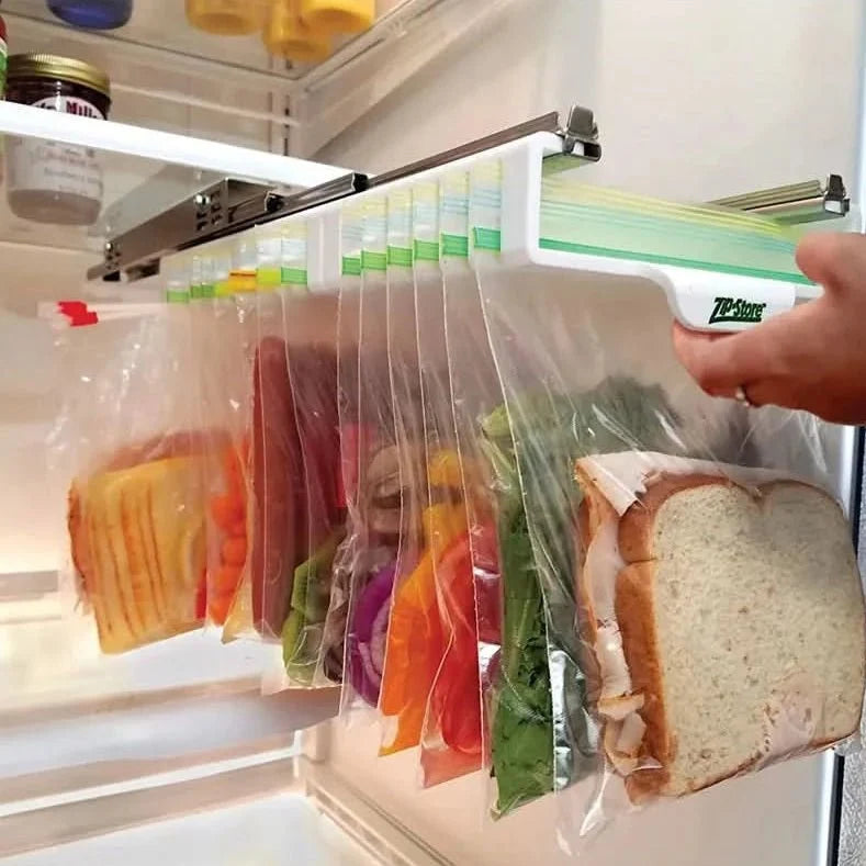 Fridge Organisers, Fridge Drawer Organiser for Food Bags and Snacks, Fridge Rack, Kitchen Storage_03