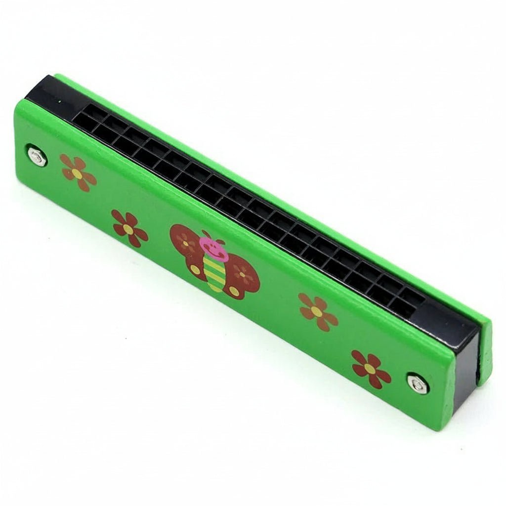 Beginner Harmonica for Kids, Children's Wooden Harmonica, Mini Harmonica for Children Aged 3 and Up, Wooden Musical Toy_09