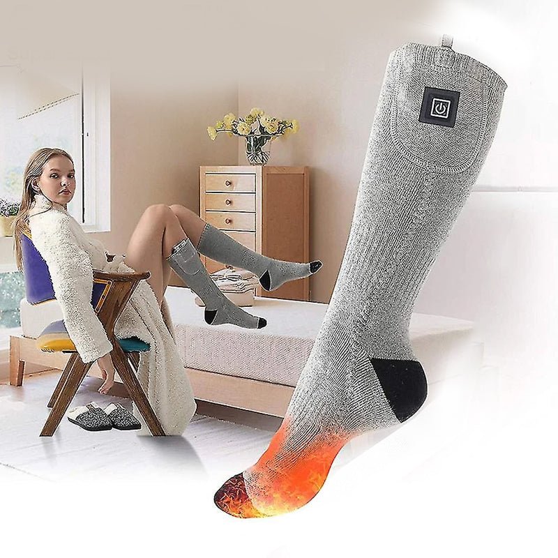 Heated Socks Rechargeable, Electric Heated Socks with Adjustable Heat – image 4