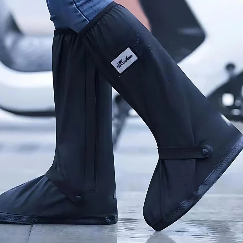 Waterproof Shoe Covers for Rain and Snow, Reusable Silicone Shoe Covers with Non Slip Sole