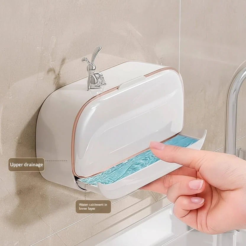 Drain Soap Holder for Bathroom and Kitchen, Draining Soap Dish for Bathroom Storage – image 6