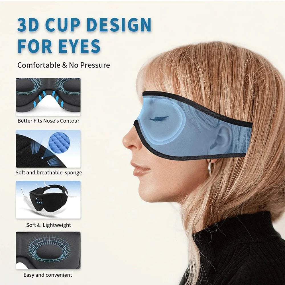 Sleep Mask with Headphones – image 4