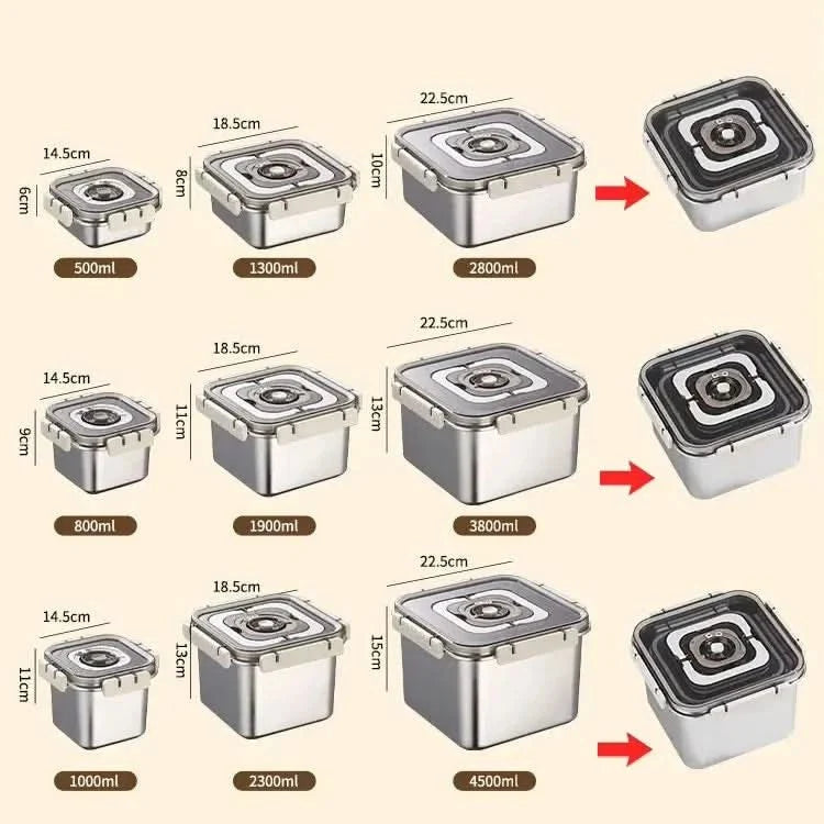 Stainless Steel Lunch Boxes with Timer, Stackable Snack Box, Meal Prep Containers, Airtight Food Storage Containers_05