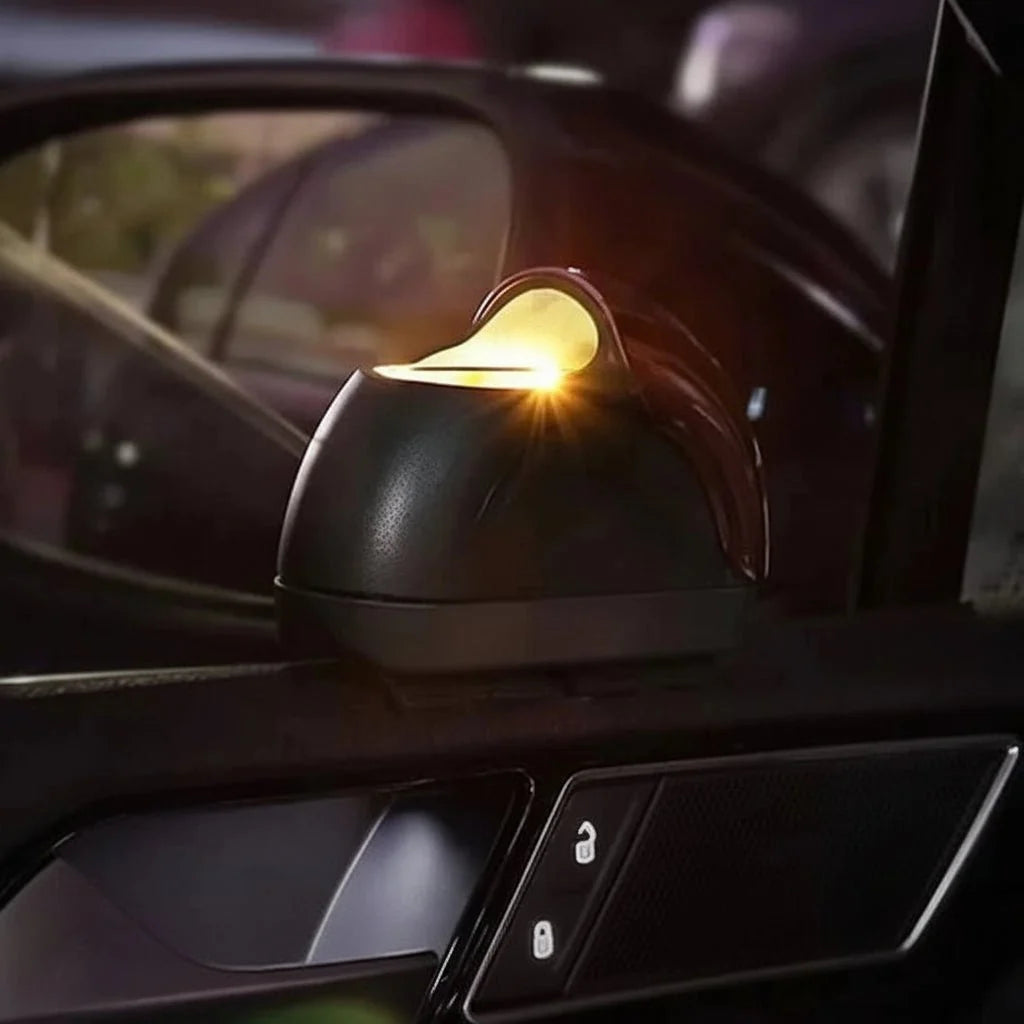 Car Ashtray with Lid and LED Light, Windproof Ash Tray for Car Interior