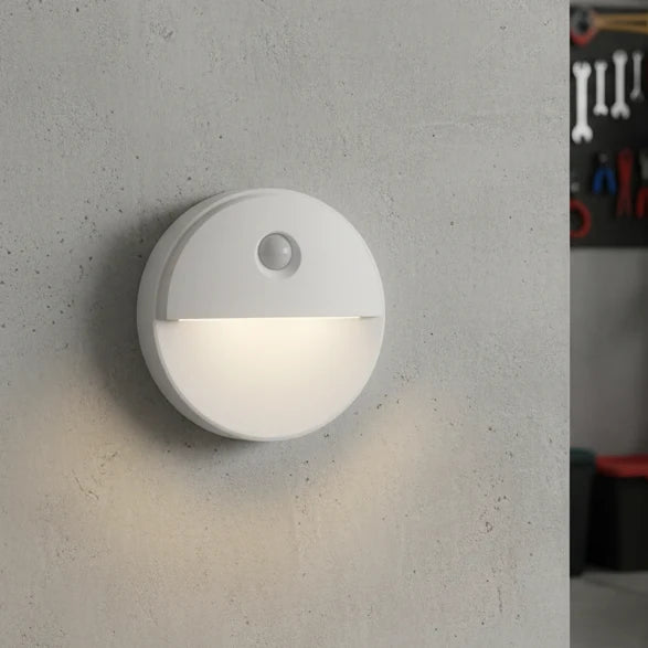 Motion Sensor Night Lights, Battery Motion Activated Light with Magnet and Hook, Portable Night Light