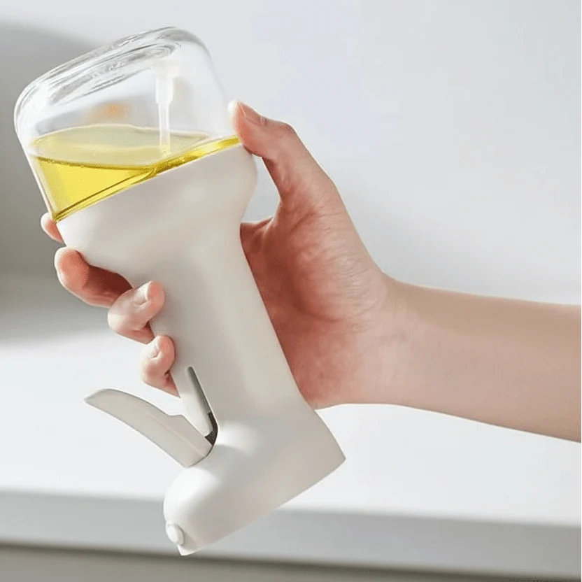 Olive Oil Spray Bottle 280 ml or 450 ml, Glass Oil Sprayer for Cooking, Oil Dispenser for Salad, Kitchen Gadgets_05