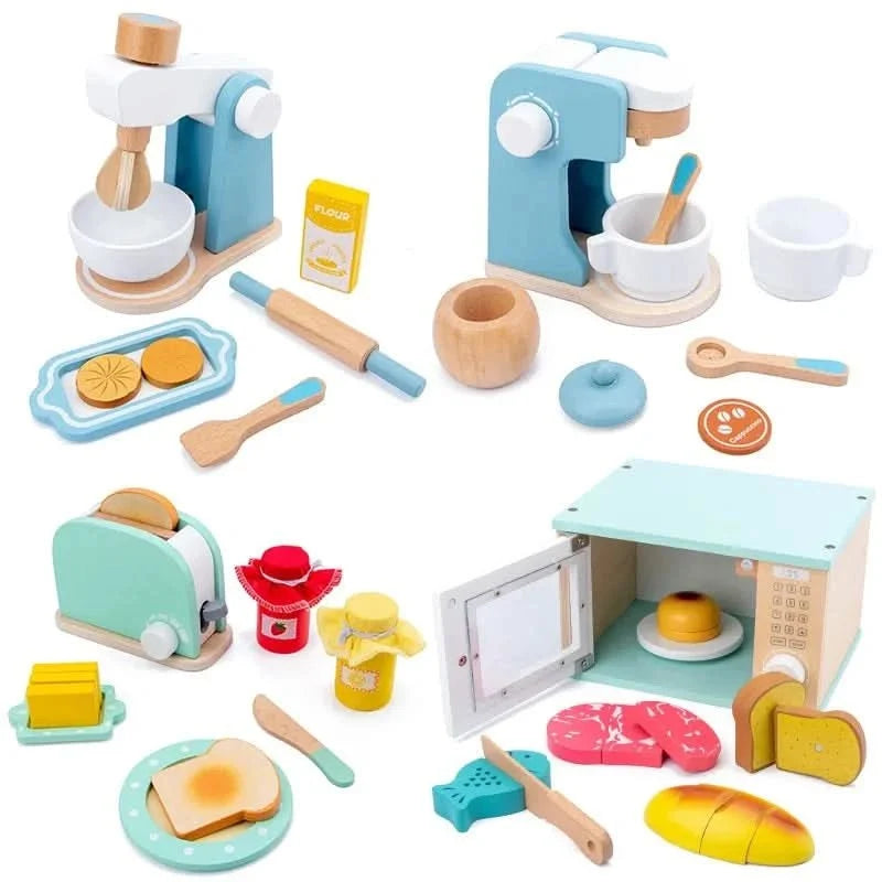 Wooden Toy Kitchen Accessories