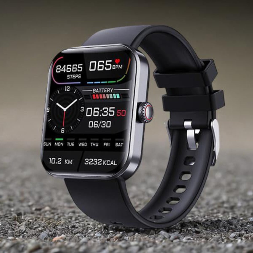 HealthTrack | Smartwatch with Blood Pressure & Blood Sugar Monitoring | Bluetooth Calling for Daily Wellness 1
