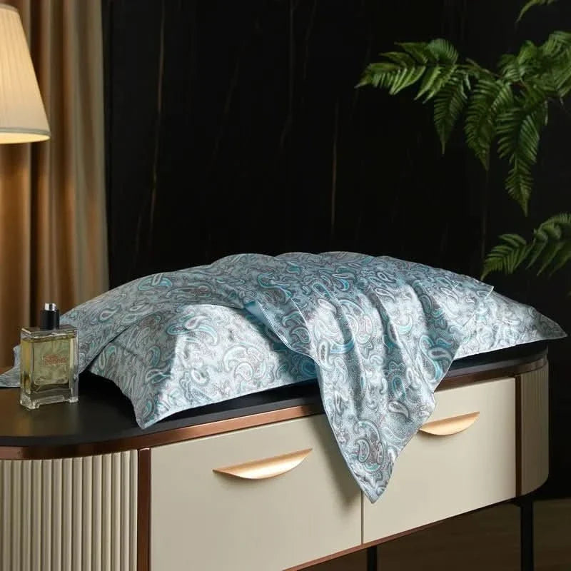 Silk Pillowcases Set of 2, Mulberry Silk Pillowcase with Hidden Zip, Silk Pillow Case 48 x 74 cm for Bed Linen_16