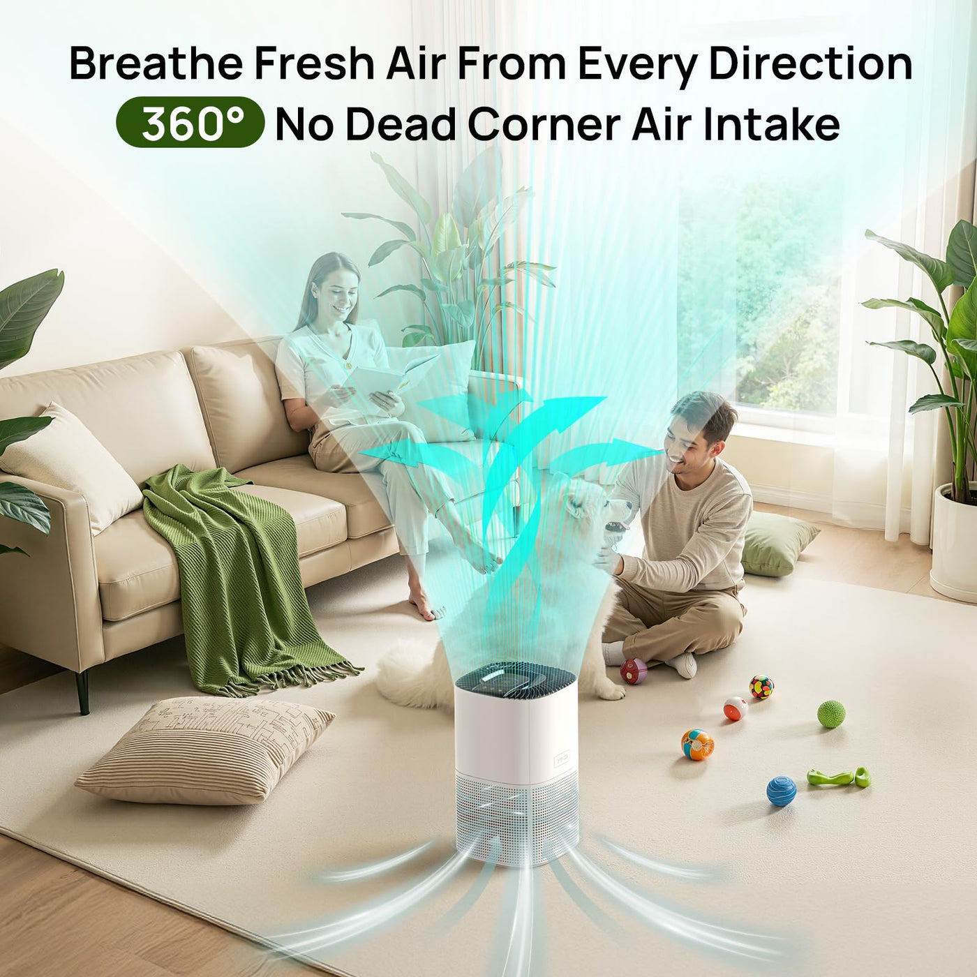 Home Air Purifier | HEPA Filter with Auto Mode for Efficient Air Cleaning 1