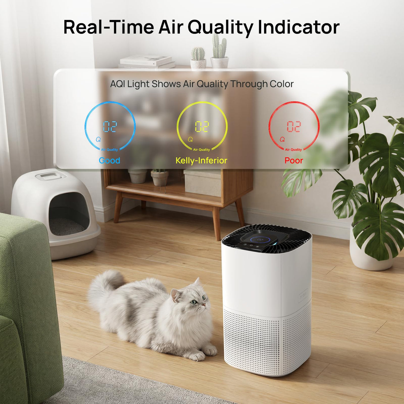 Home Air Purifier | HEPA Filter with Auto Mode for Efficient Air Cleaning 3