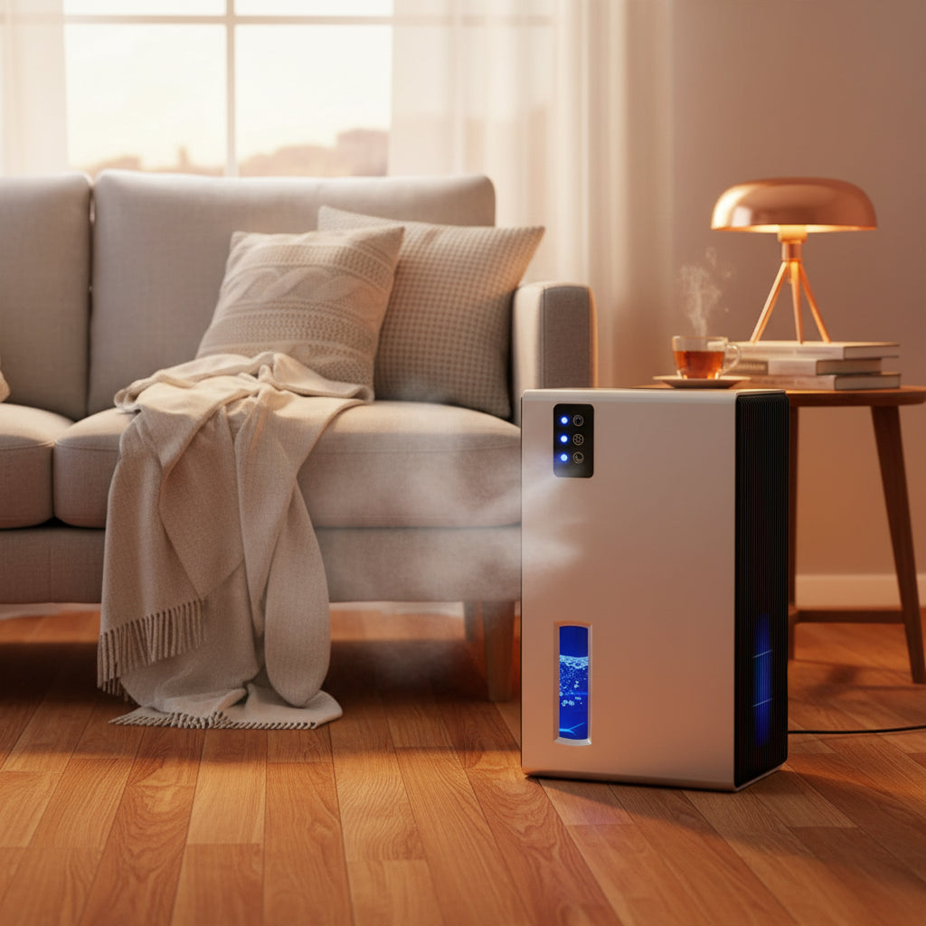 Home Compact Dehumidifier with Quiet Operation & Digital Control | Ideal for Basements and Bedrooms 1