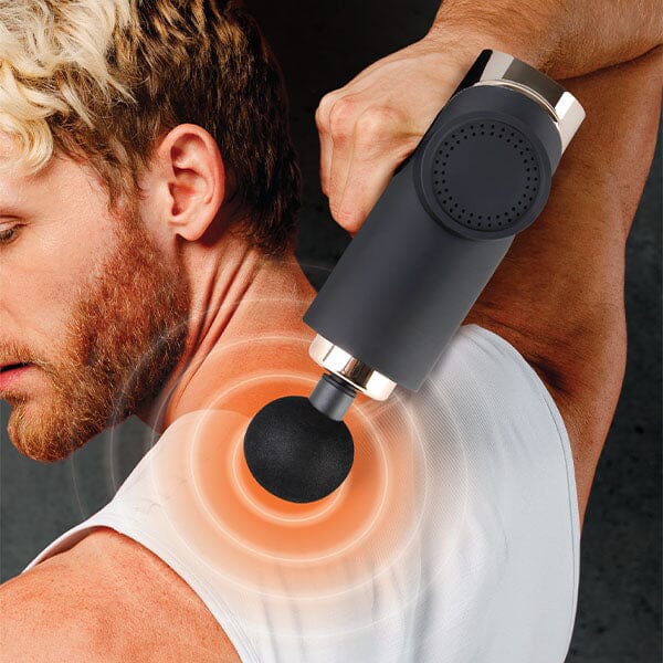 Wireless Massage Gun, Deep Tissue Massager with 4 Heads – image 4