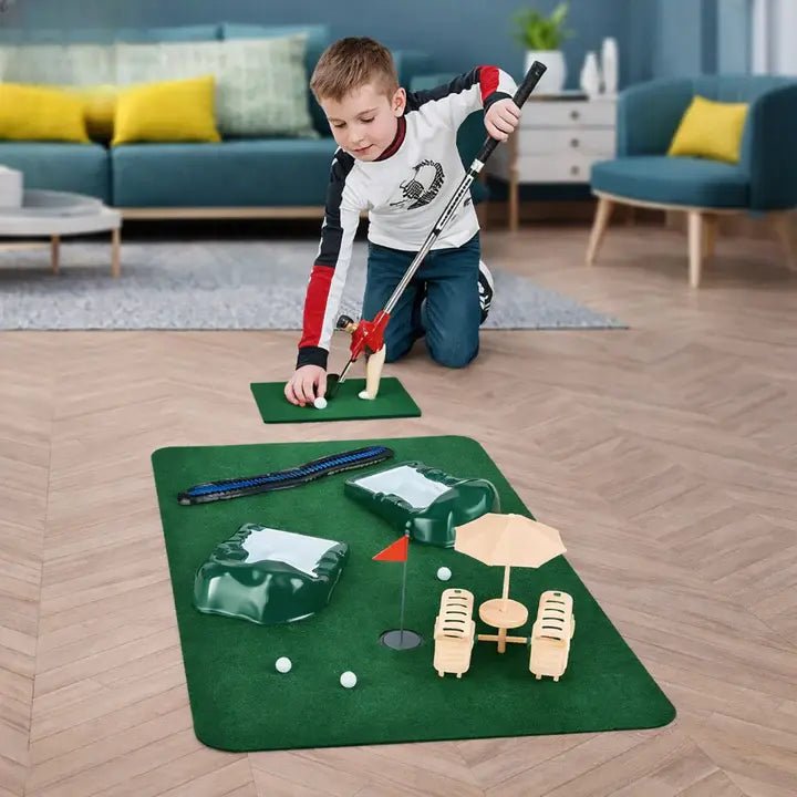Indoor Mini Golf Set, Indoor Crazy Golf Putting Game for Kids and Adults, Party Games for Family Game Night_01