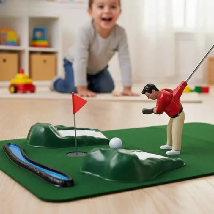 Indoor Mini Golf Set, Indoor Crazy Golf Putting Game for Kids and Adults, Party Games for Family Game Night_03