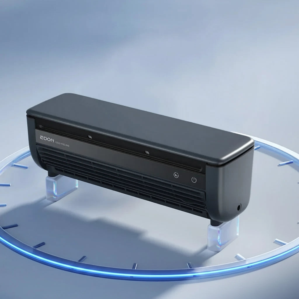 Innovative Wall-Mounted Fan | Remote-Controlled Leafless Design for Quick Cooling Relief 0
