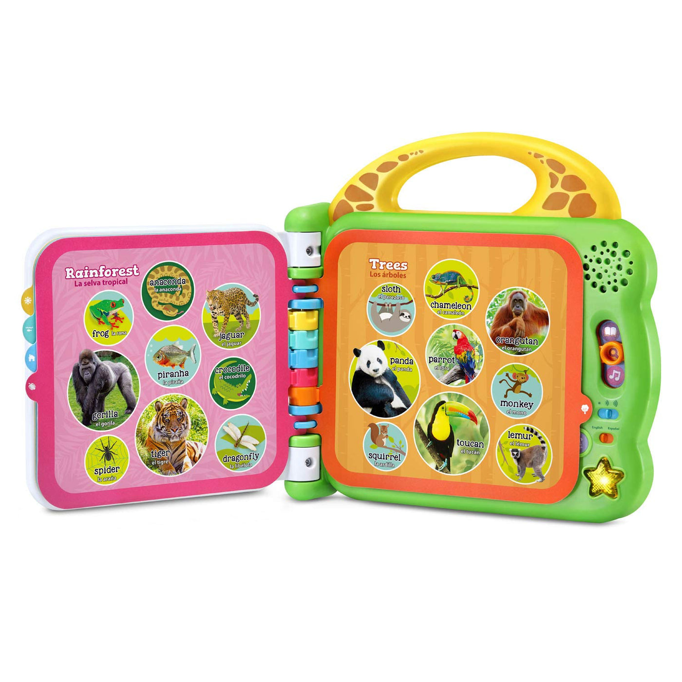 Interactive Animal Sounds Book | Colorful Illustrations with Bilingual Learning | Fun Early Education for Kids 2