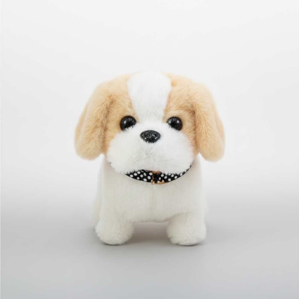 Interactive Plush Puppy Robot Dog Toy with Walking & Barking Action for Imaginative Play 4