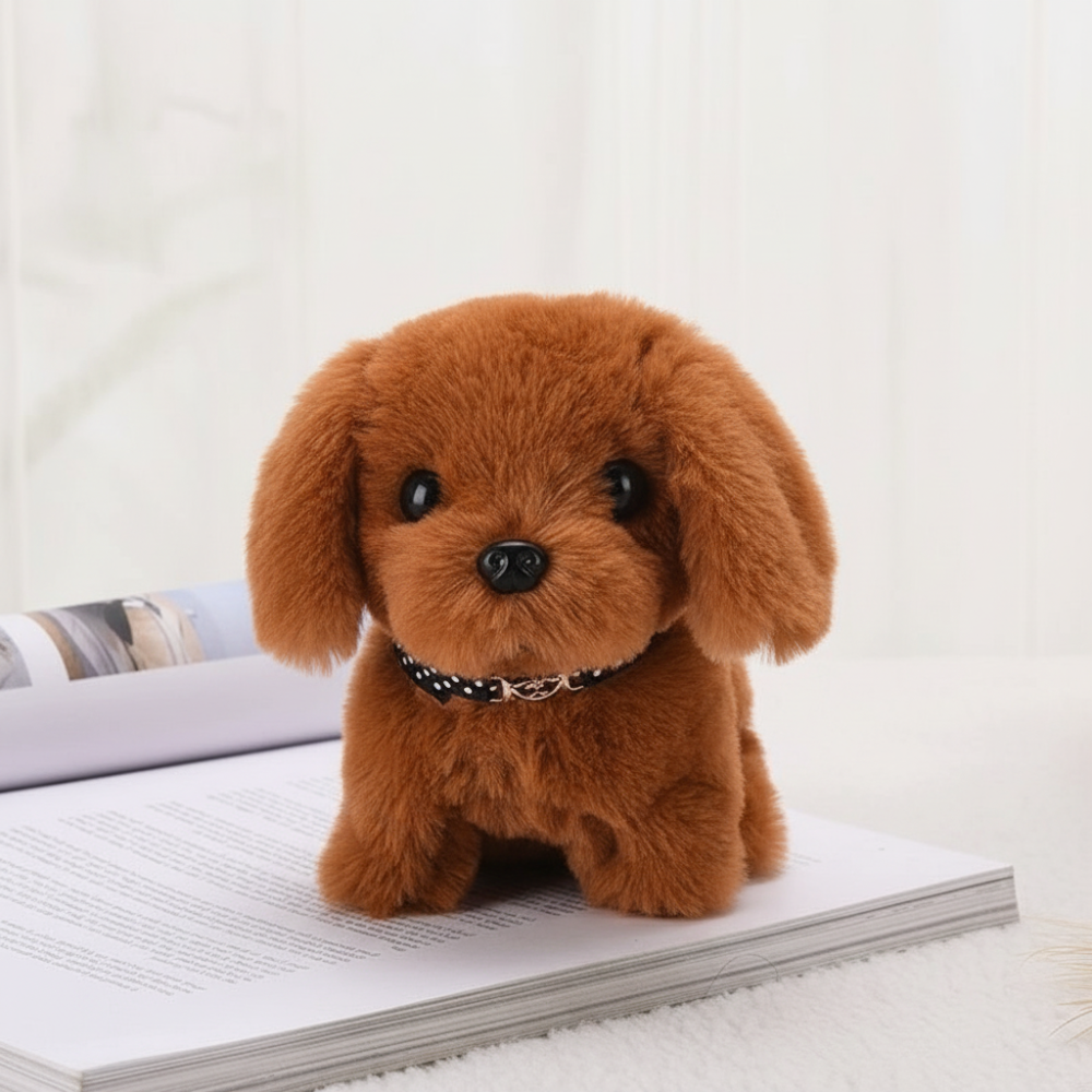 Interactive Plush Puppy Toy | Walking & Barking with Touch Response | Engaging Playtime for Kids 6