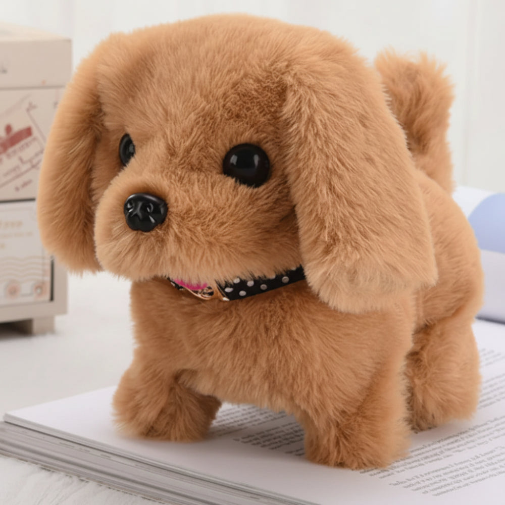 Interactive Plush Puppy | Robot Dog Toy with Walking & Barking Actions | Engaging Companion for Kids 2