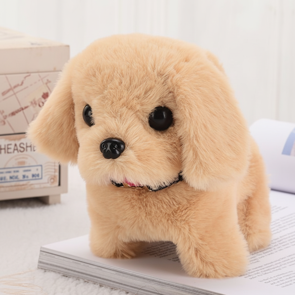 Interactive Plush Puppy | Robot Dog Toy with Walking & Barking Actions | Engaging Companion for Kids 4