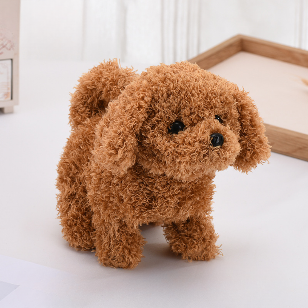 Interactive Plush Robot Puppy Toy with Realistic Movement & Sound | Engaging Companion for Kids 0