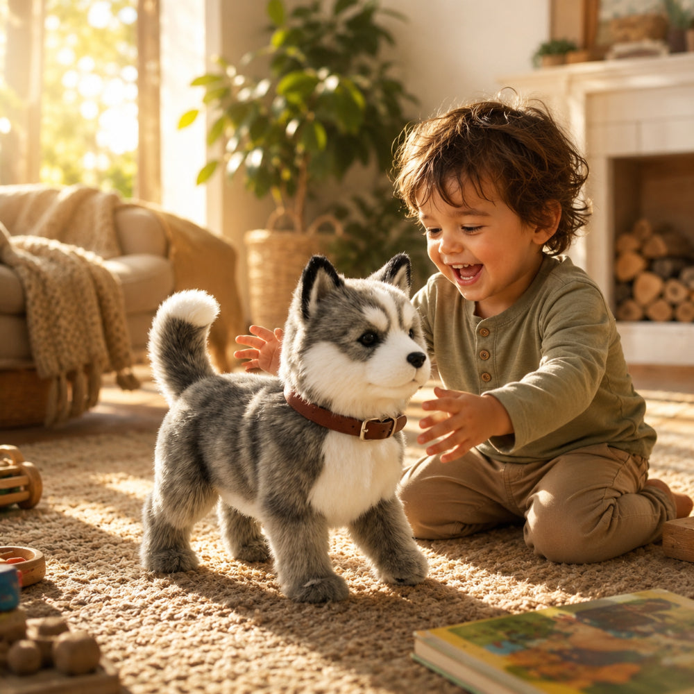 Interactive Robot Dog Toy | Realistic Walking Puppy with Tail Wagging | Engaging Companion for Kids 0