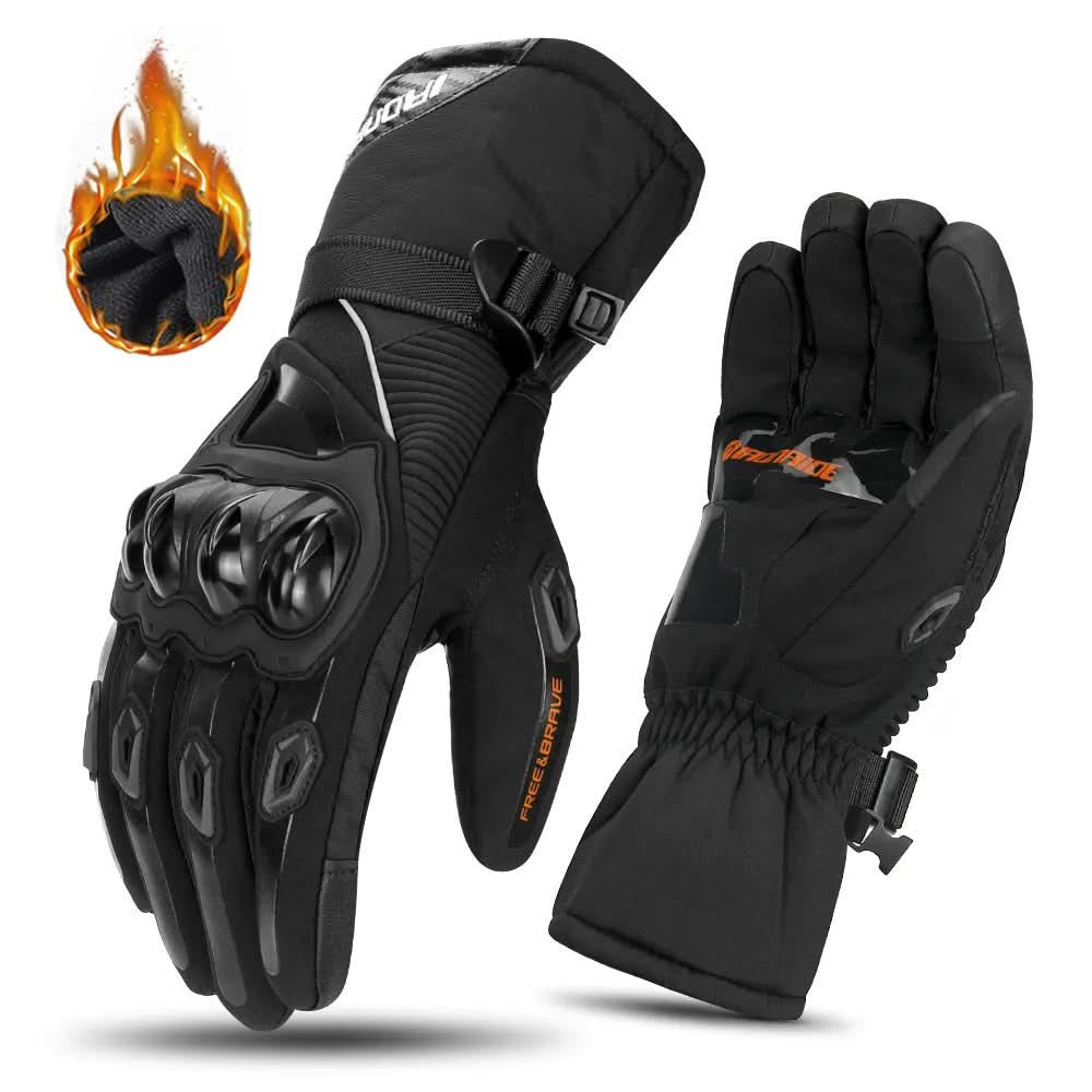 Waterproof Gloves for Motorbike, Touchscreen Thermal Gloves
