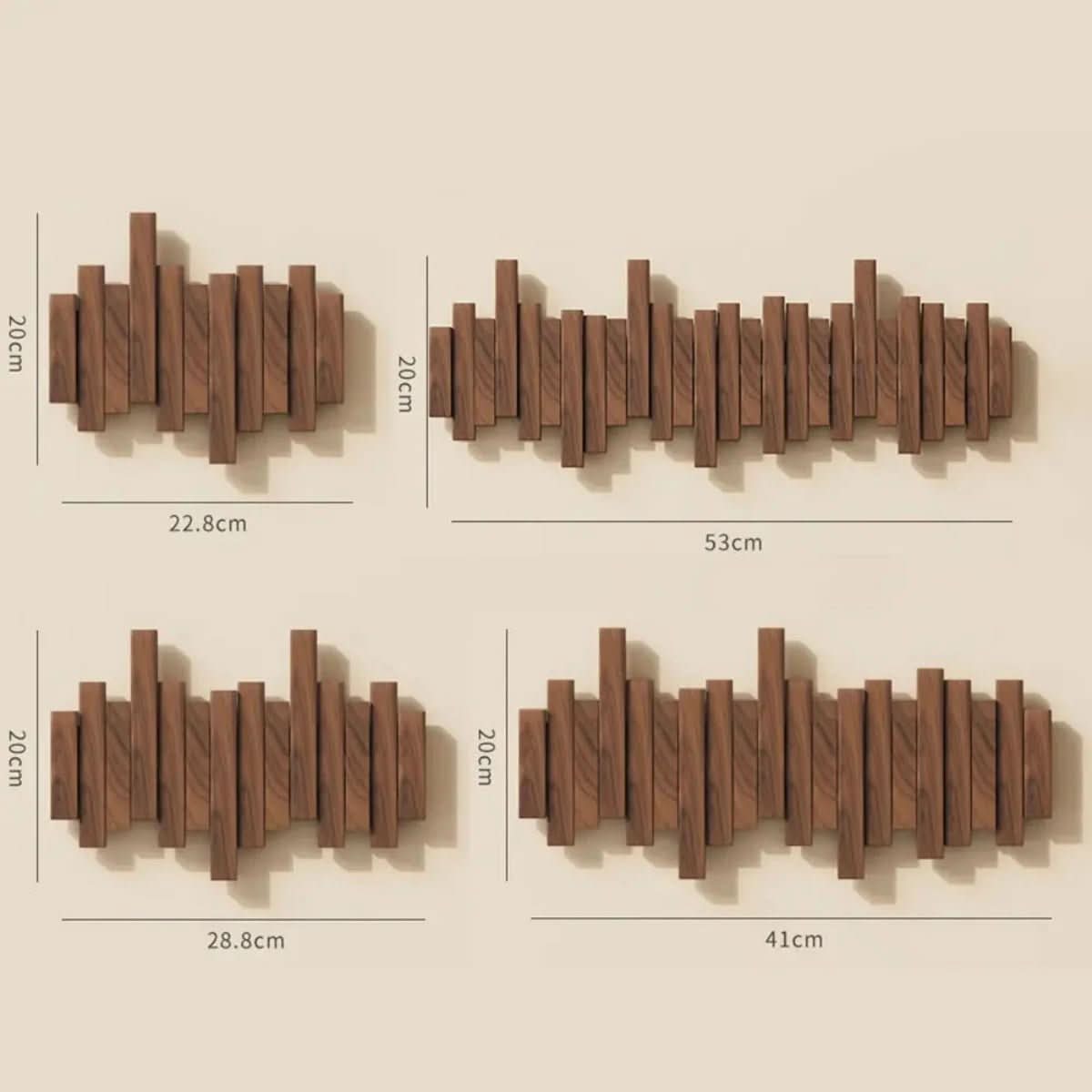 Wall Coat Rack, Wooden Coat Rack with Foldable Coat Hooks, Walnut or Beech Wood Piano Design for Hallway Storage_03