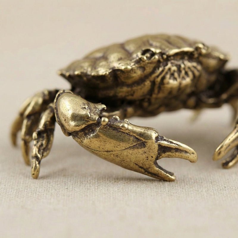 Brass Crab Figurine
