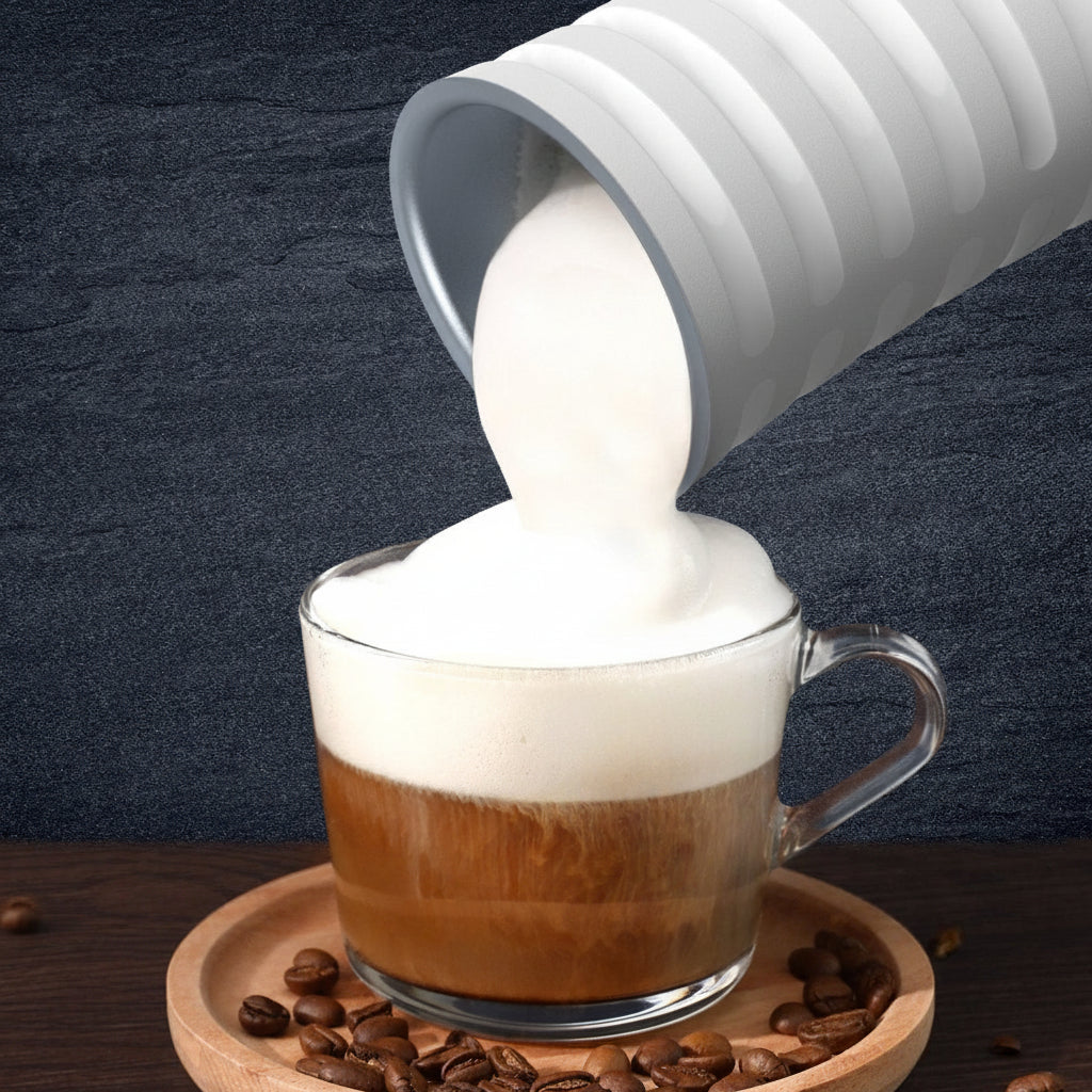 Milk Frothers, Electric Milk Frother and Steamer 4 in 1, Hot and Cold Milk Steamer, Coffee Frother for Latte_02