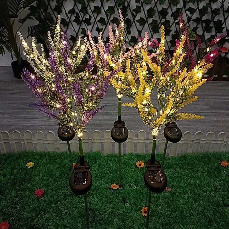 Solar Garden Lights, Lavender Solar Lights for Garden Lighting