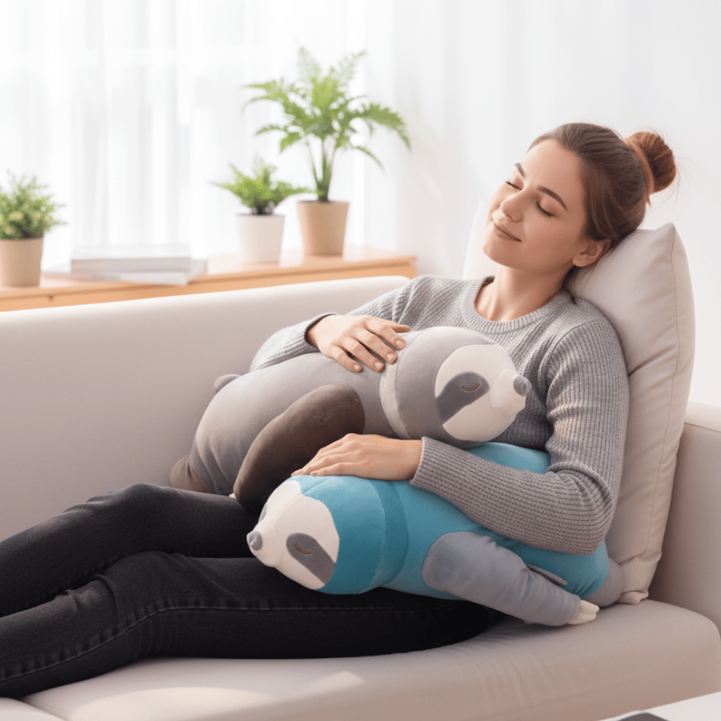 Giant Sloth Plush Toy, Sloth Teddy for Hugging, Large Sloth Soft Toy in 3 Sizes up to 100 cm, Gift for Animal Lovers_01