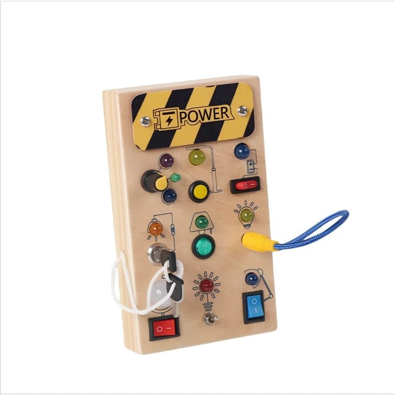 Montessori Busy Board, Wooden Sensory Board for Fine Motor Skills, Montessori Toys, Sensory Toys for Toddlers_10