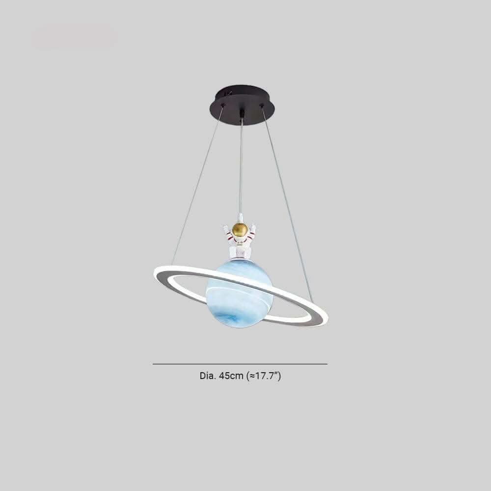 Planet Ceiling Light for Kids Bedroom, Nursery Lamp with Astronaut Option – image 5