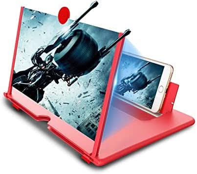Phone Screen Magnifier, Foldable Phone Holder Stand with Fresnel Lens – image 6