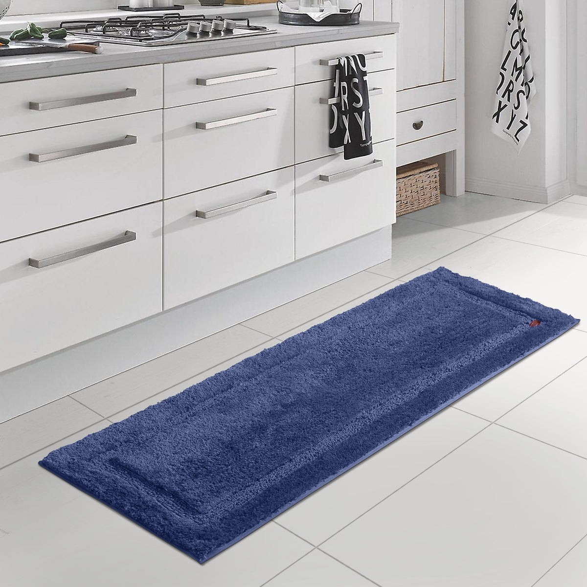 Non Slip Bath Mat, Absorbent Bathroom Mats, Soft Microfibre Washable Rug, Floor Mat for Kitchen and Living Areas_00