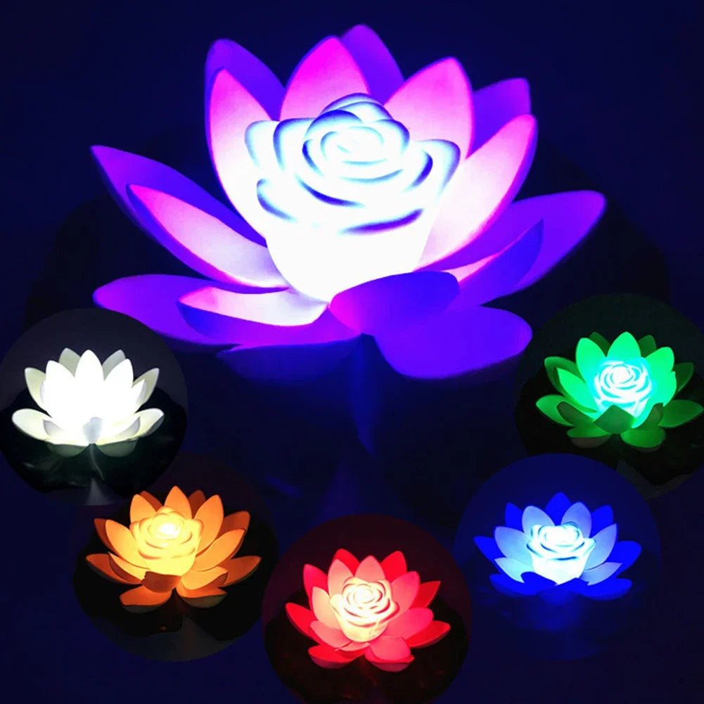 Water Feature Light, Floating Pond Light with Warm LEDs, Waterproof LED Pond Lights for Garden Ponds and Fountains_01