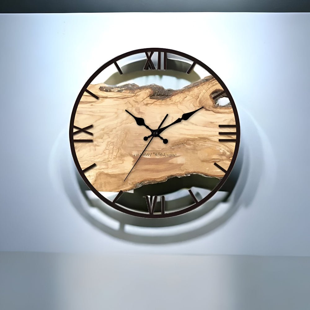 Wall Clock for Living Room, Silent Clear Acrylic Wall Clock 30 cm – image 6