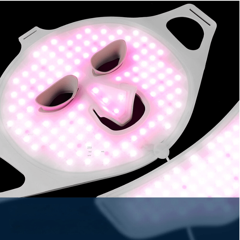 LED Face Mask Light Therapy, LED Light Therapy Mask in Flexible Silicone