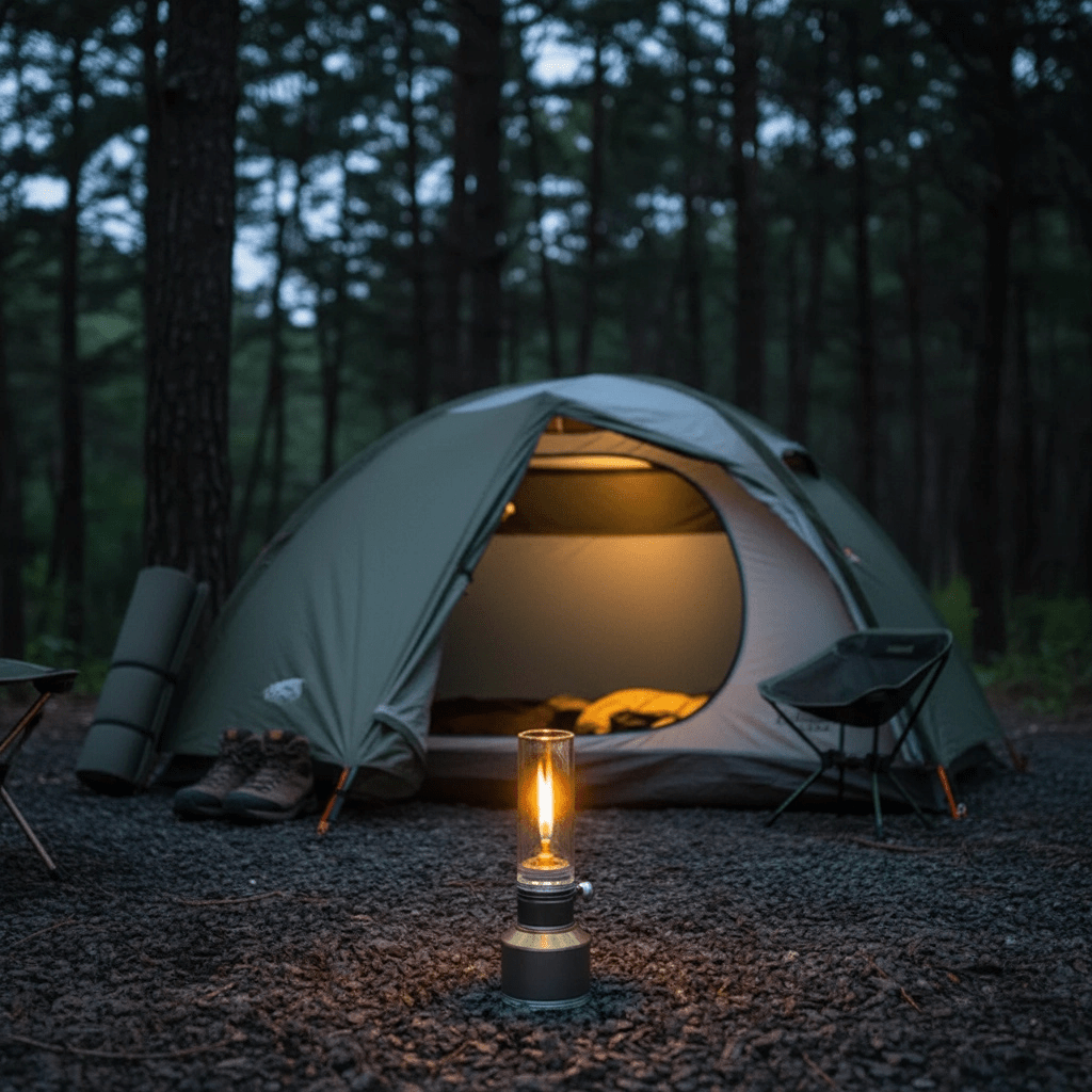 Camping Lights, Portable Butane Gas Lamp with Adjustable Windproof Flame – image 5
