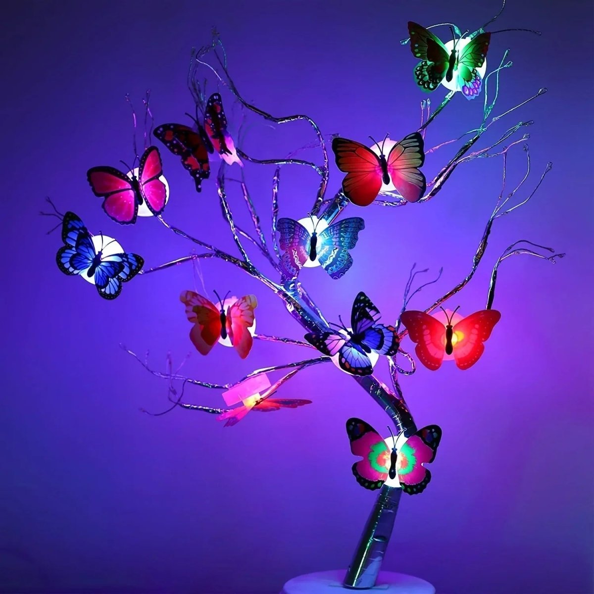 3D Butterfly Wall Stickers with LED, Childrens Bedroom Wall Stickers – image 5