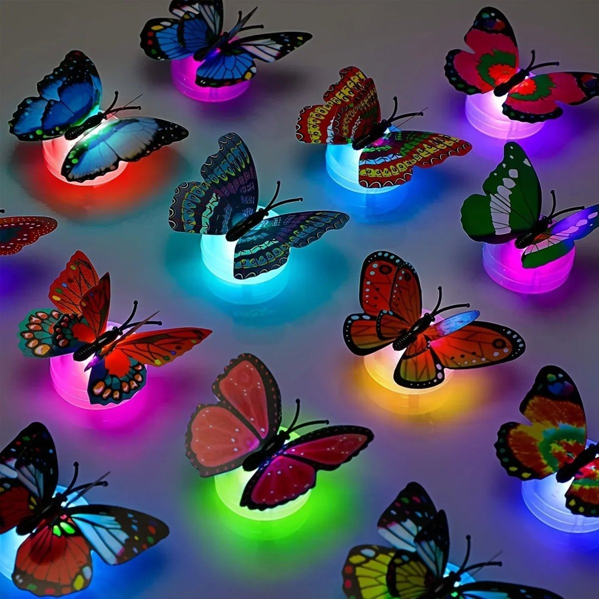 3D Butterfly Wall Stickers with LED, Butterfly Decorations – image 6