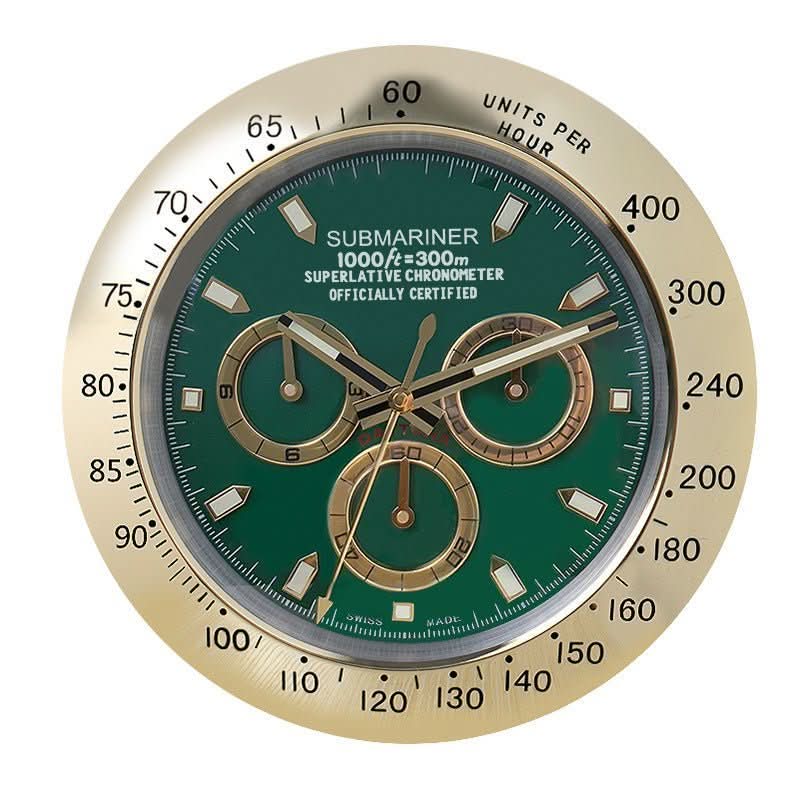 Silent Wall Clock with Luminous Hands, Modern Wall Clocks in Stainless Steel for Bedroom and Office – image 6