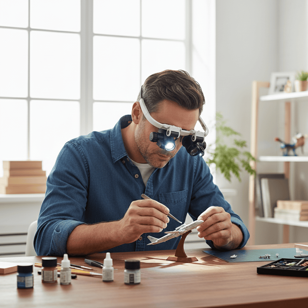 Jewellery Magnifying Glasses with LED Light, LED Magnifying Glass with 8x 15x 23x Lenses