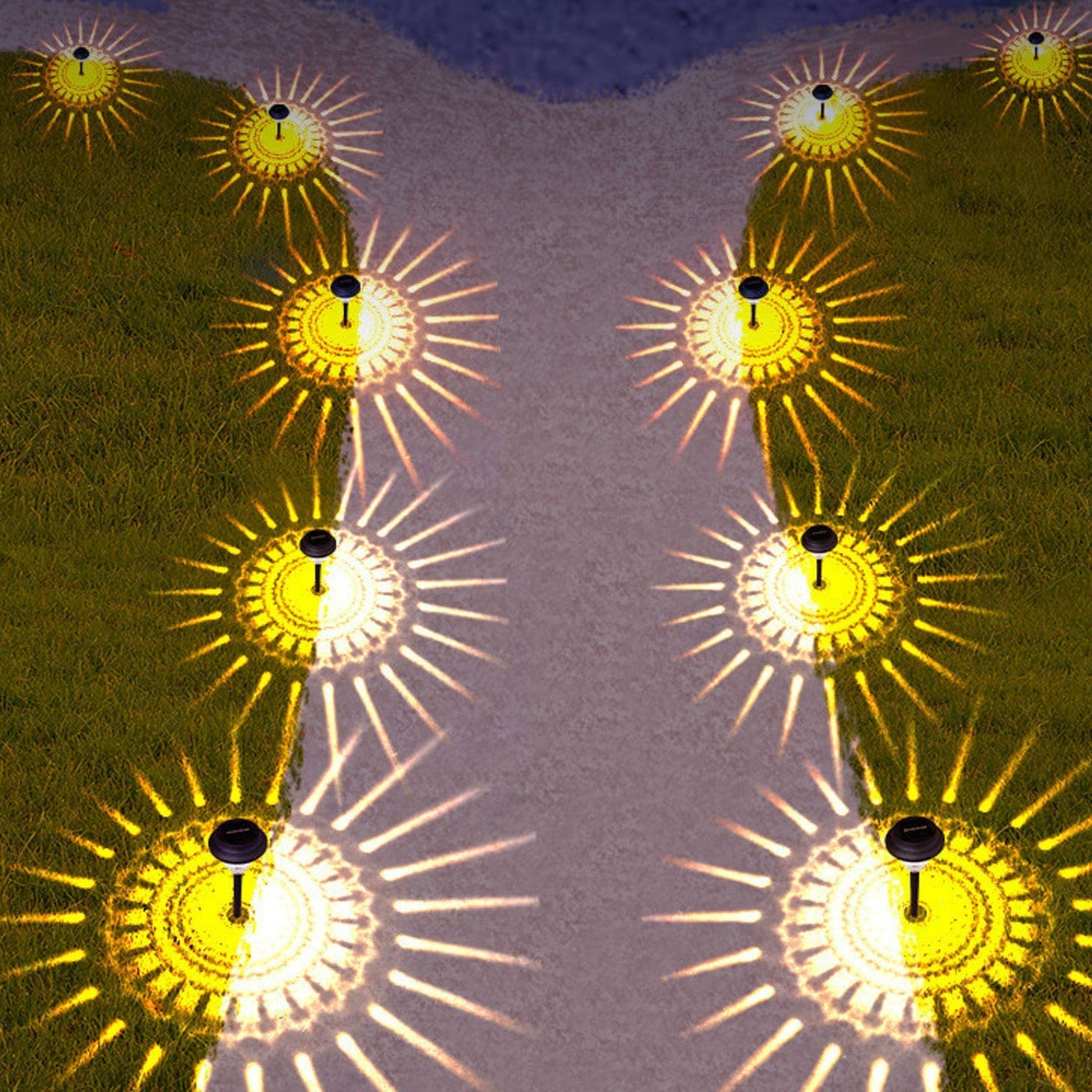 LuminaraGlow | Stylish Eco-Friendly Solar Garden Stake Light 7