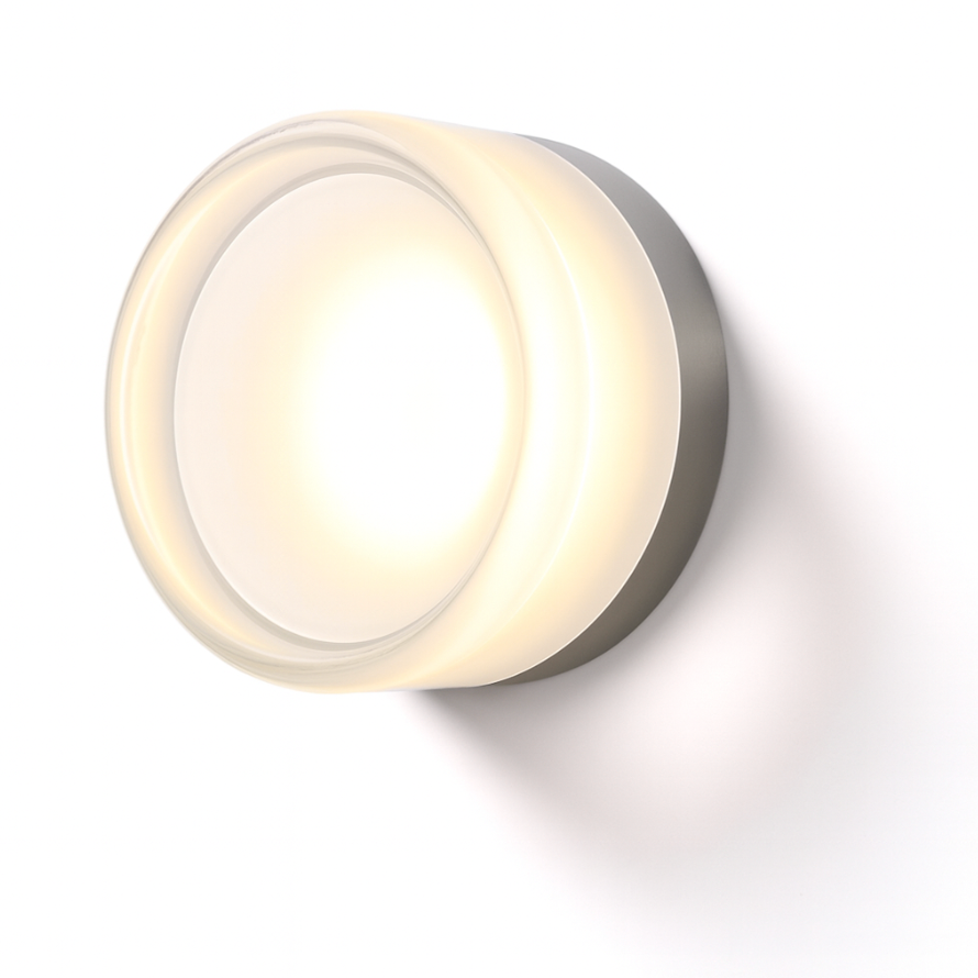 Luminara | Elegant Minimalist Round Glass Wall Sconce Light 1
